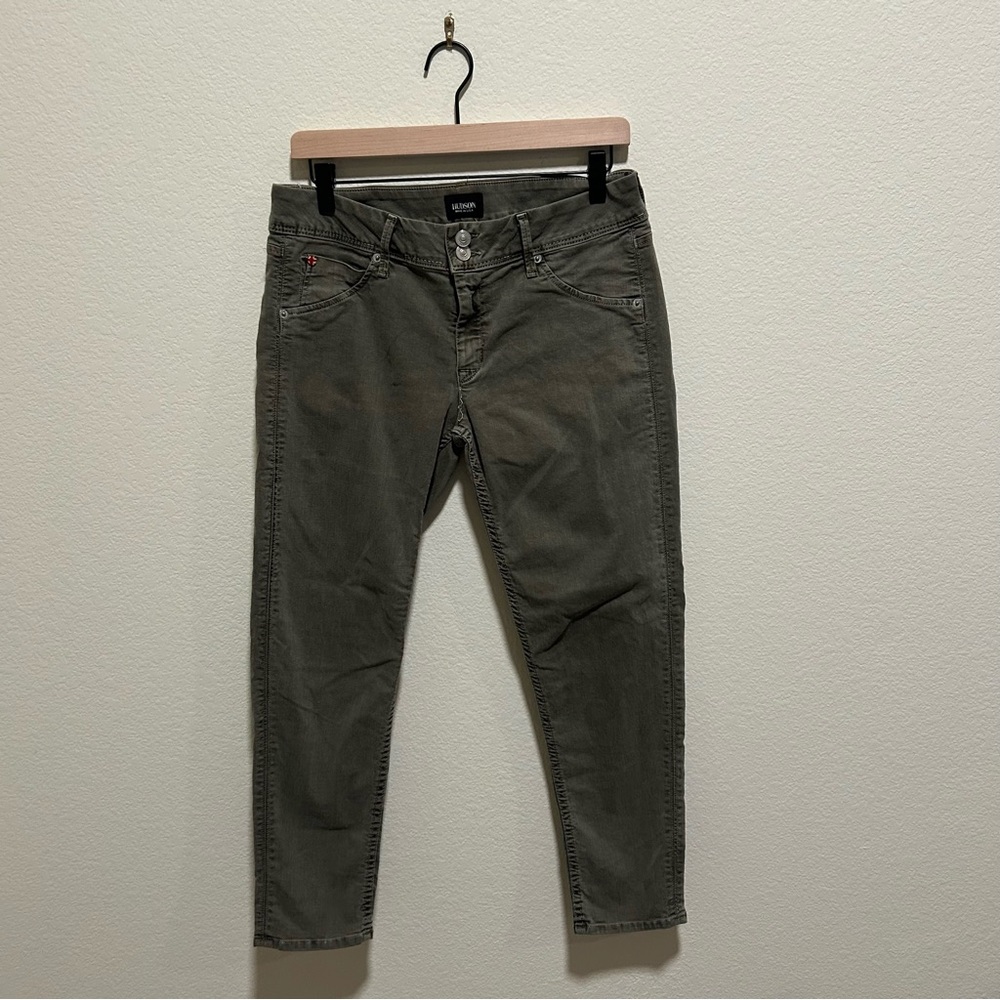 Hudson Jeans Women's Olive Colin Skinny Crop Pant